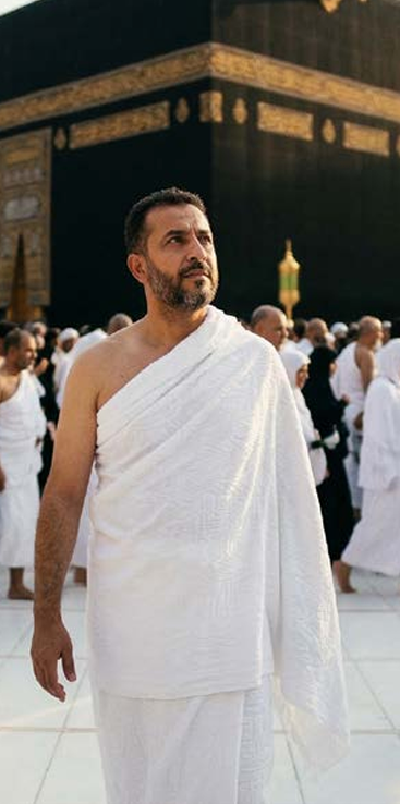 Praying Man Illustration